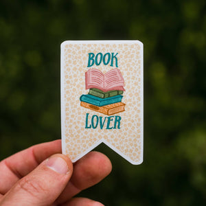 Book Lover Waterproof Vinyl Sticker