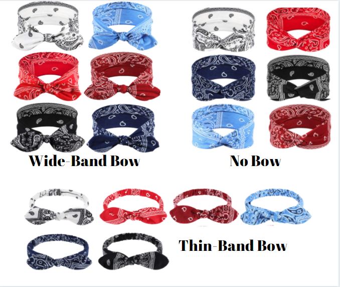 Bandanna Print Headbands