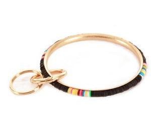 Multi-Color Bangle Key Ring