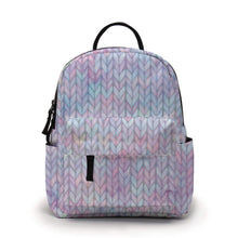 Load image into Gallery viewer, Mini Backpack - Knit Galaxy Pastel
