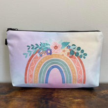 Load image into Gallery viewer, Pouch - Rainbow, Pastel Floral

