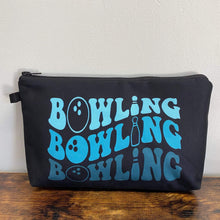 Load image into Gallery viewer, Pouch - Bowling, Blue Teal
