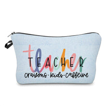 Load image into Gallery viewer, Pouch - Teacher Crayons, Kids, &amp; Caffeine
