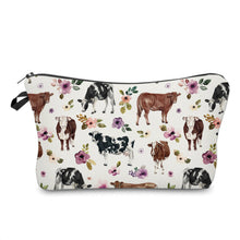 Load image into Gallery viewer, Pouch - Farm, Cow Floral
