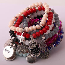 Load image into Gallery viewer, Bracelet - Medium Sized Bead with Charm

