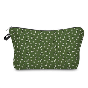 Pouch - Floral, Tiny Green
