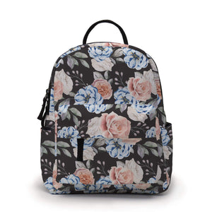Mini Backpack - Floral Pink Blue