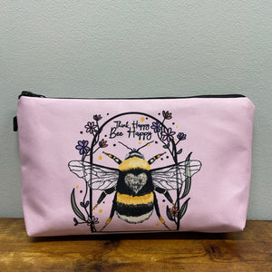 Pouch - Bee, Think Happy Bee Happy