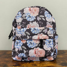 Load image into Gallery viewer, Mini Backpack - Floral Pink Blue
