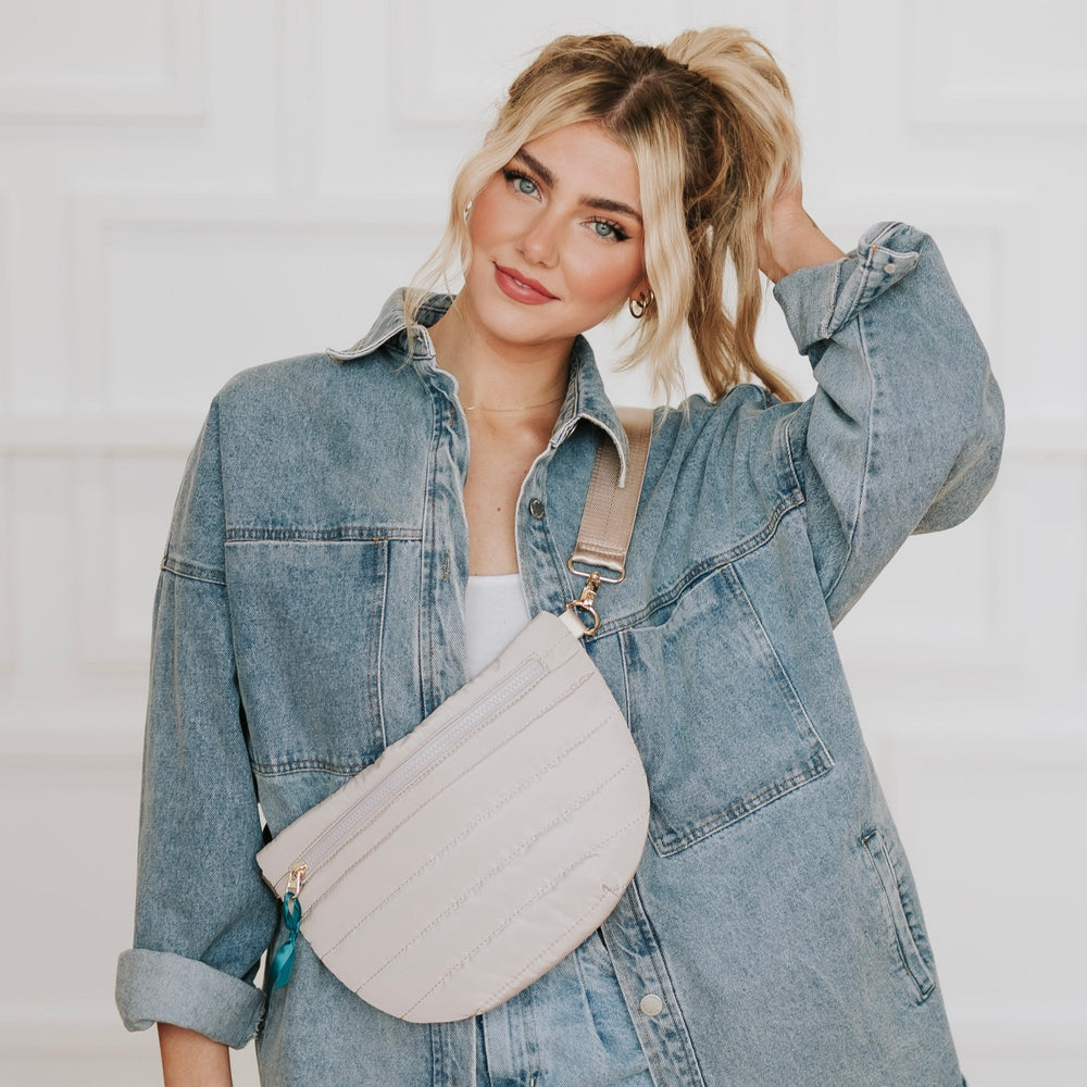 Pretty Simple  Women's Jolie Puffer Belt Bag – becauseofadi